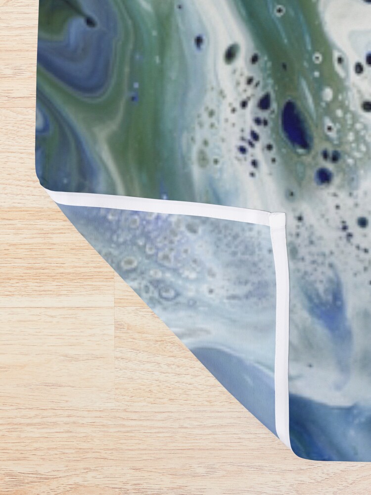 Alternate view of Waves On The Shore Shower Curtain