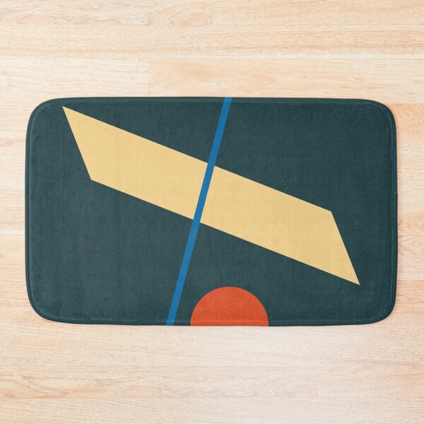 Item preview, Green Contemporary Color Block Mid Century, Modern Minimalist designed and sold by technicolorable_art.