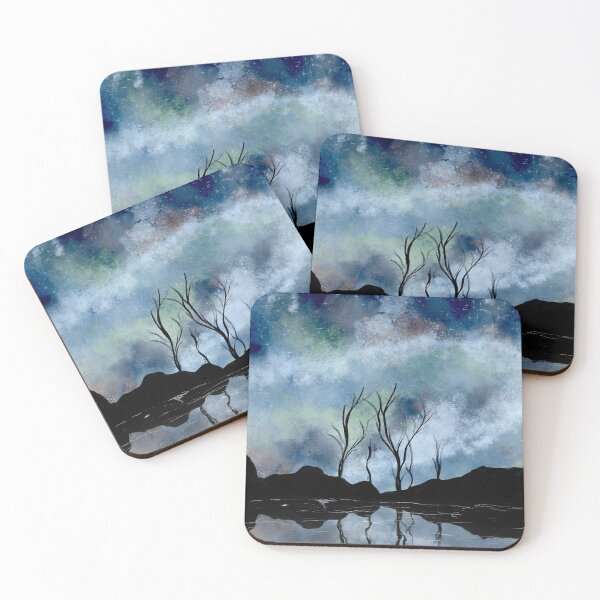 Item preview, Night Sky Silhouette & Reflection designed and sold by TJFox.