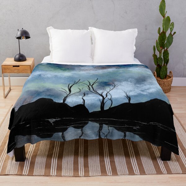 Item preview, Night Sky Silhouette & Reflection designed and sold by TJFox.