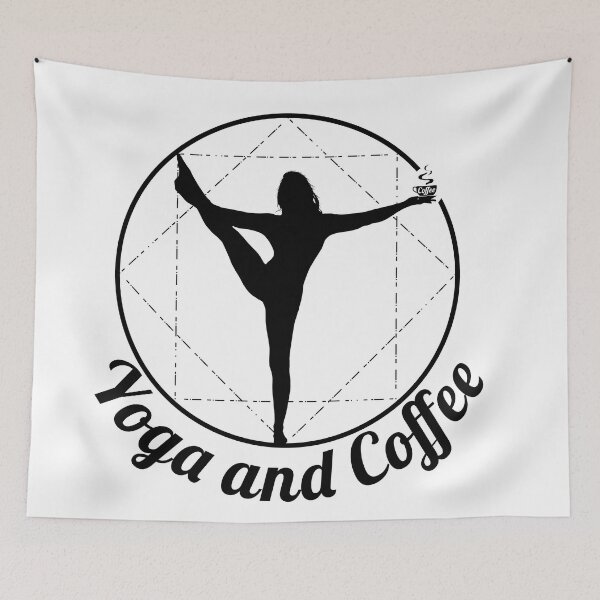 Item preview, Yoga y cafe designed and sold by FernwehTrail.