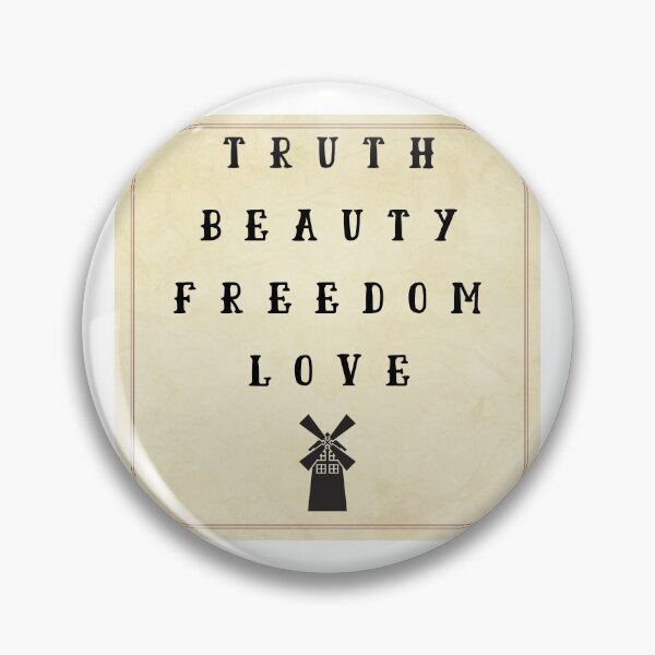 Item preview, Truth beauty freedom love designed and sold by inspired-amused.