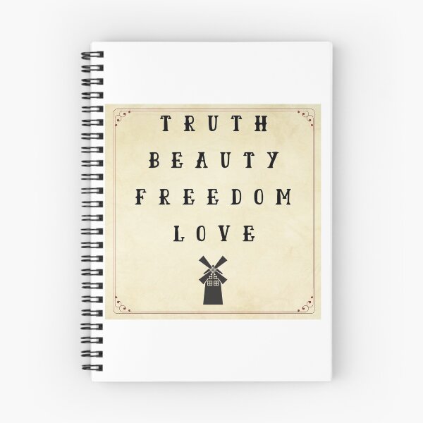 Item preview, Truth beauty freedom love designed and sold by inspired-amused.