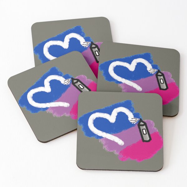 Item preview, Bi Pride Flag Tag designed and sold by LochNestFarm.