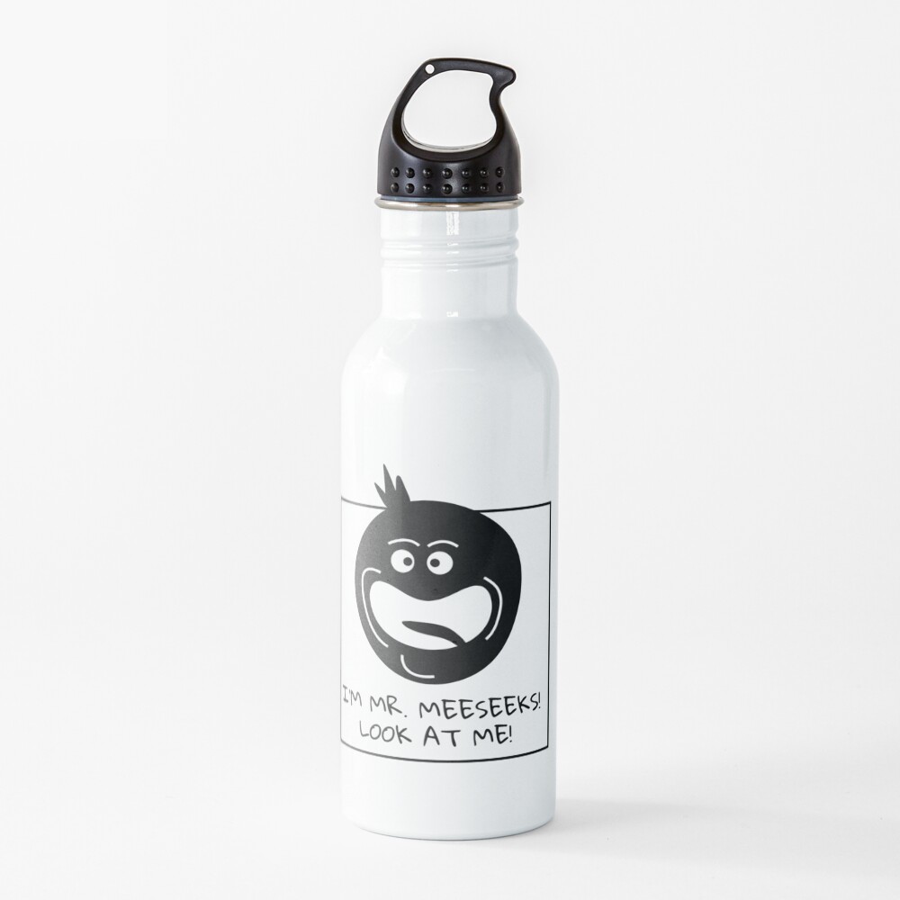 Mr. Meeseeks! Look at Me! Rick and Morty Water Bottle