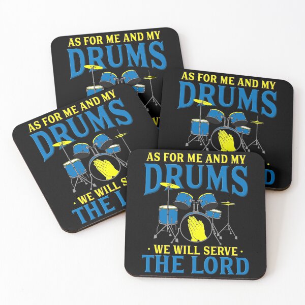 Item preview, As For Me and My Drums We Will Serve The Lord | Christian Drummer designed and sold by Dancing Dolphin Crafts.