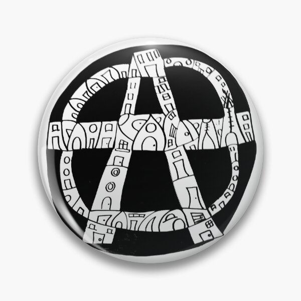 Item preview, Anarchy Twisted Village Black and white designed and sold by rockabilby.