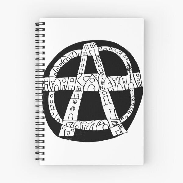 Item preview, Anarchy Twisted Village Black and white designed and sold by rockabilby.