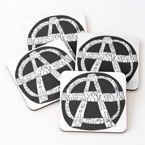 Item preview, Anarchy Twisted Village Black and white designed and sold by rockabilby.