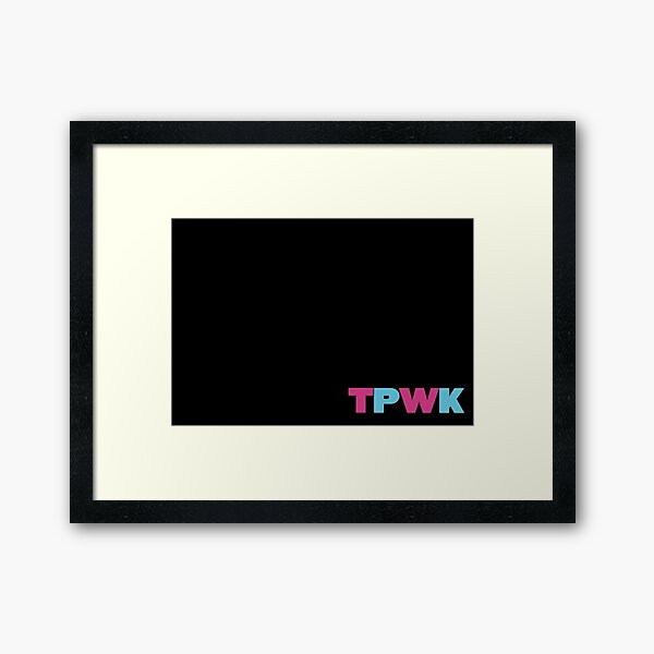Item preview, TPWK black background designed and sold by ansacree.