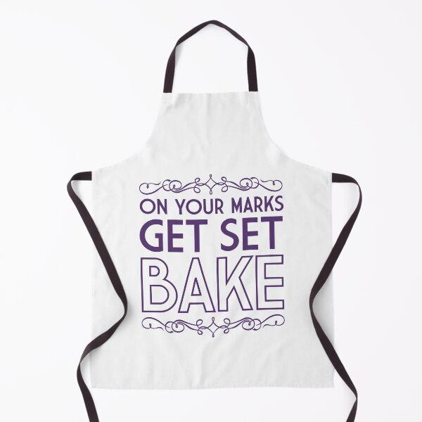 On Your Marks Get Set Bake Apron