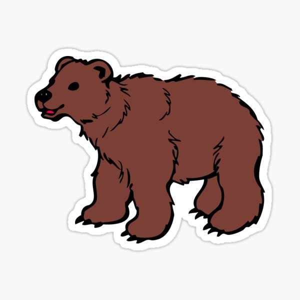 Scary Game Bear Stickers Redbubble - fred bear and friend s the rpg alpha version roblox cameras