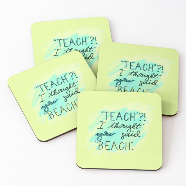 Item preview, Teach or Beach?  designed and sold by Haley Scott.