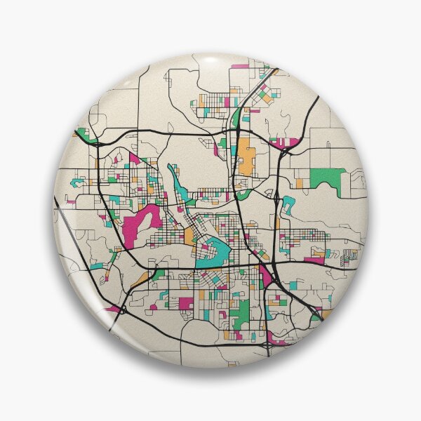 Item preview, Eau Claire, Wisconsin Street Map designed and sold by A Deniz Akerman.