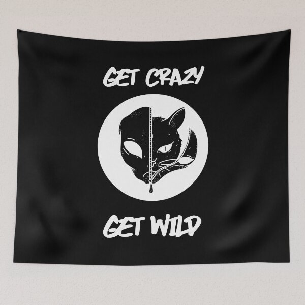 Item preview, Get Crazy Get Wild / Alien Cat designed and sold by CarpeDiemLife.