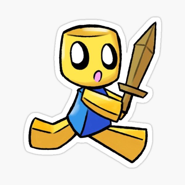 Roblox New Stickers Redbubble - super smash bros roblox noob roblox song id codes for bad guy