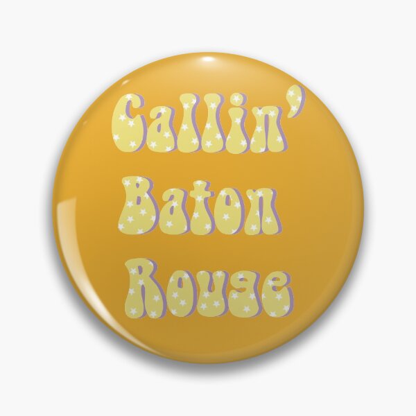 Item preview, Callin' Baton Rouge Retro Yellow Stars designed and sold by one-broke-kid.