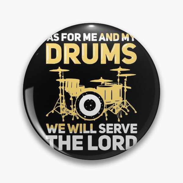 Item preview, As For Me and My Drums We Will Serve The Lord | Christian Drummer designed and sold by Dancing Dolphin Crafts.