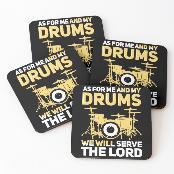 Item preview, As For Me and My Drums We Will Serve The Lord | Christian Drummer designed and sold by Dancing Dolphin Crafts.