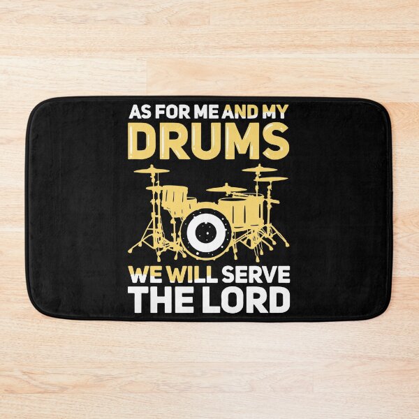 Item preview, As For Me and My Drums We Will Serve The Lord | Christian Drummer designed and sold by Dancing Dolphin Crafts.