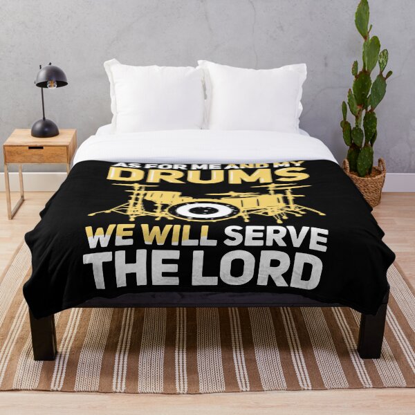 Item preview, As For Me and My Drums We Will Serve The Lord | Christian Drummer designed and sold by Dancing Dolphin Crafts.