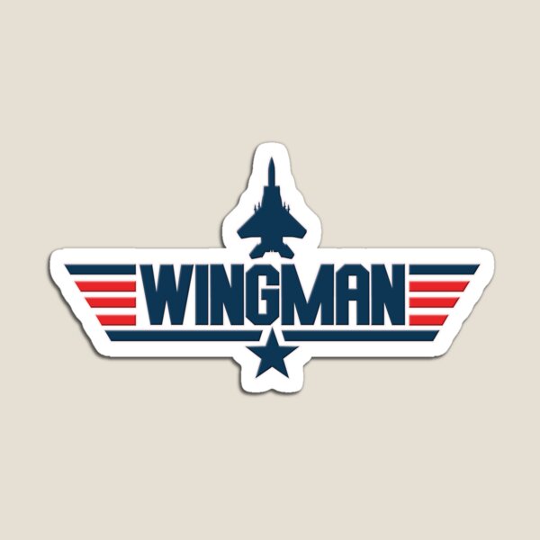 Vista previa del artículo con la obra «Wingman - Estilo inconformista», diseñado y vendido por aviationBay.