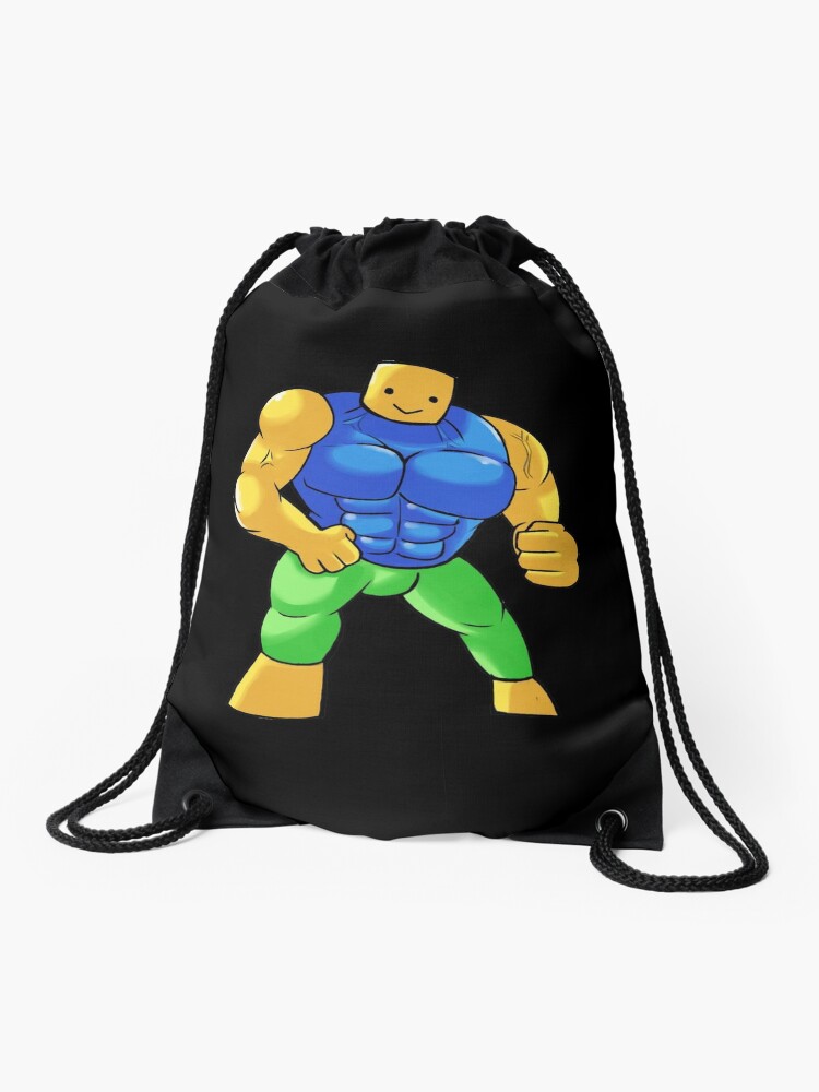 Paco Noob Roblox Drawstring Bag By Nice Tees Redbubble - batman look roblox