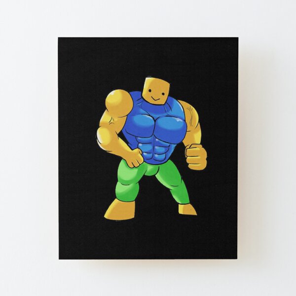 Roblox Characters Wall Art Redbubble - muscles roblox character