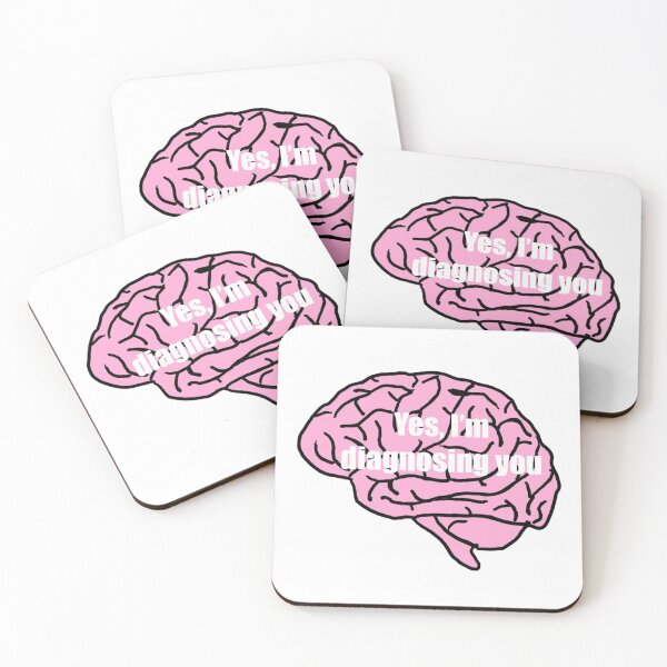 Item preview, Psych Diagnosis Joke  designed and sold by NeuroNotes.