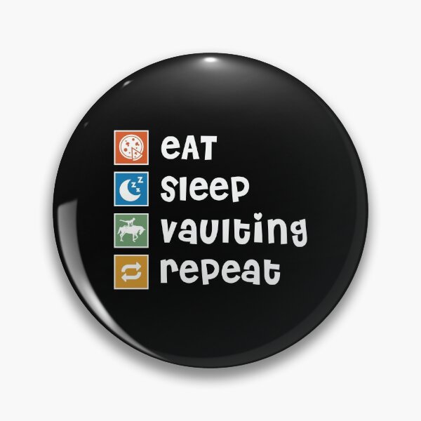 Item preview, EQUESTRIAN VAULTING. Eat. Sleep. Repeat designed and sold by orlumbuspirate.