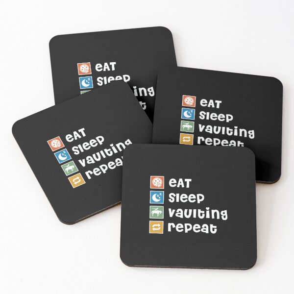 Item preview, EQUESTRIAN VAULTING. Eat. Sleep. Repeat designed and sold by orlumbuspirate.