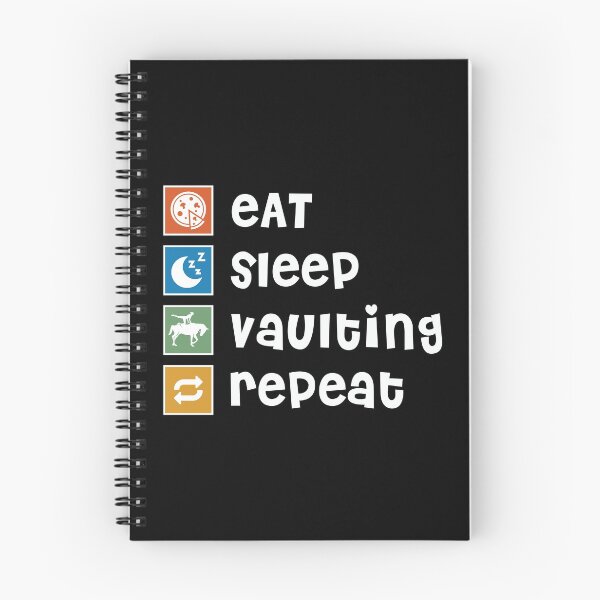 Item preview, EQUESTRIAN VAULTING. Eat. Sleep. Repeat designed and sold by orlumbuspirate.