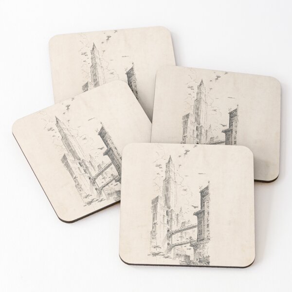 Item preview, The air raiders - Skyscrapes and airplanes designed and sold by Lowtech.