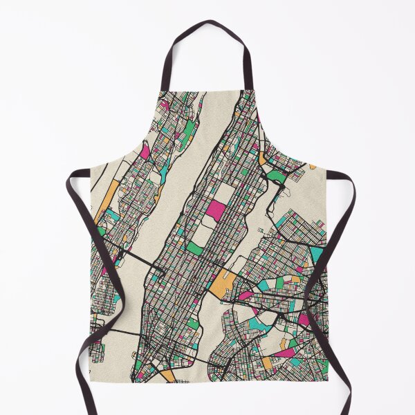 Item preview, Manhattan, New York Street Map designed and sold by A Deniz Akerman.