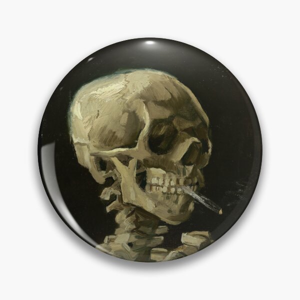 Item preview, Skull of A Skeleton With A Burning Cigarette designed and sold by Dean R.