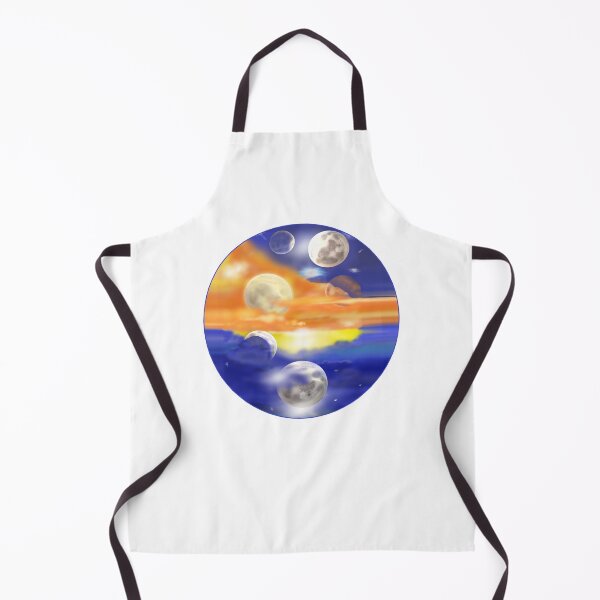 Item preview, Many Moons Circle (White Background) designed and sold by ArtByLM.