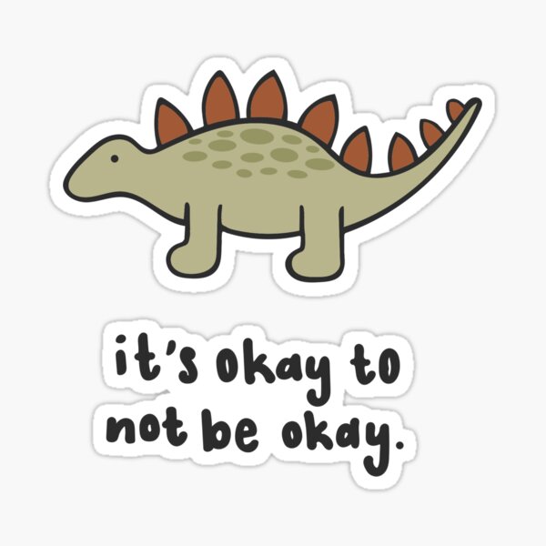 Artikel-Vorschau von es ist okay, nicht okay zu sein Stegosaurus, designt und verkauft von letterwithviv.