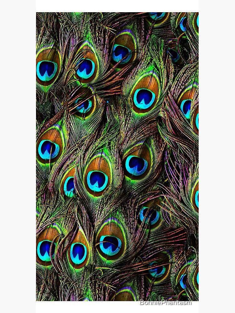 Artwork view, Peacock Feathers Invasion designed and sold by BonniePhantasm