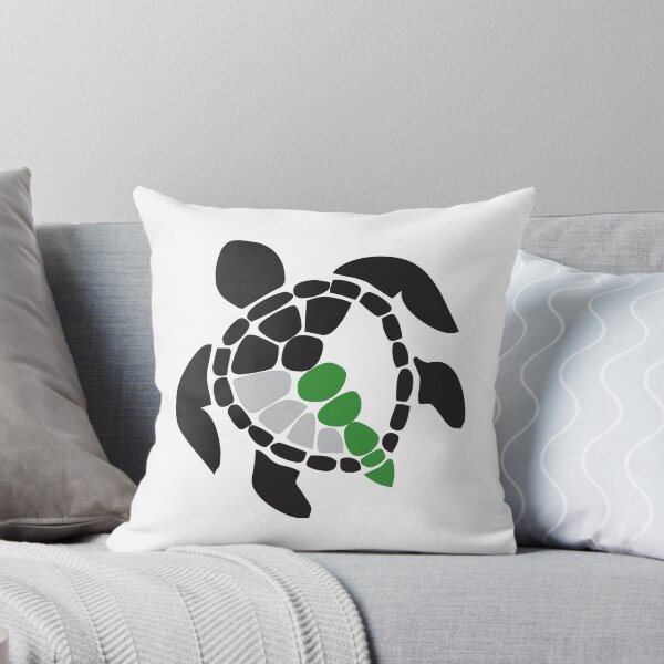 Item preview, Demiromantic Pride Flag Turtle designed and sold by asexualowls.