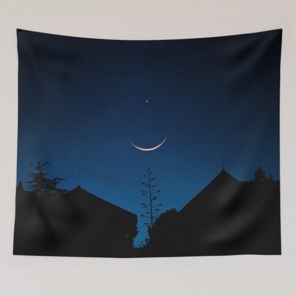 Item preview, Happy Eid Dusk Moonlight Star designed and sold by AyazL.