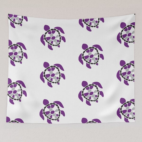 Item preview, Asexual Pride Flag Turtle designed and sold by asexualowls.