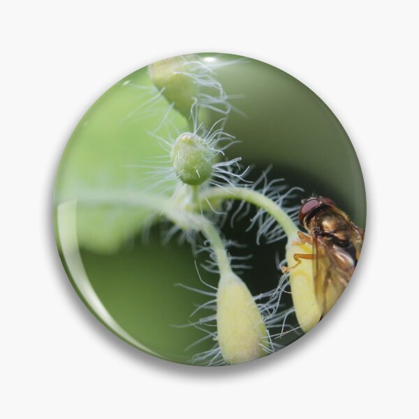Item preview, Hoverfly on Greater celandine designed and sold by cuprum.