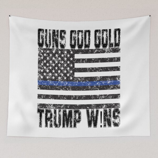 Item preview, Guns God Gold TRUMP For Re-Election designed and sold by AVOGATO KITTY KAT  CAT.
