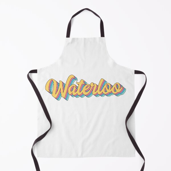 Item preview, Waterloo Retro Yellow Script designed and sold by modeoftravel.