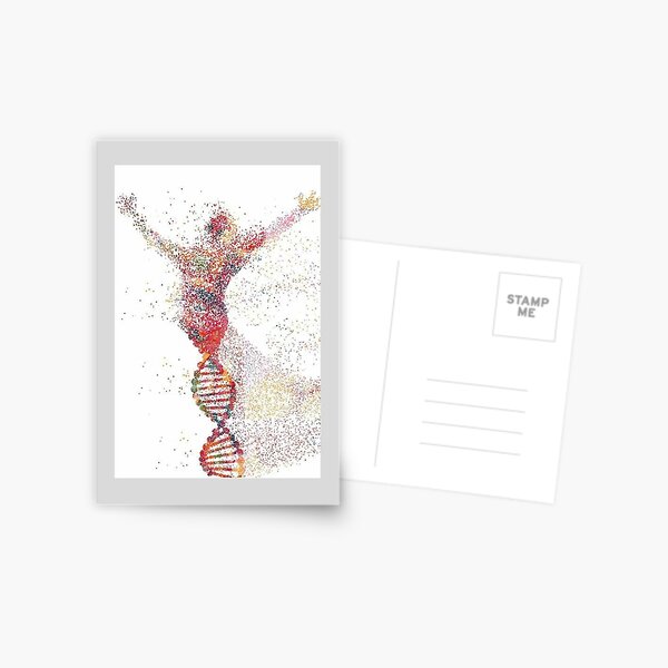 Human DNA Postcard