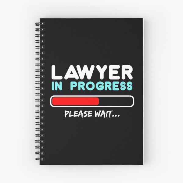 Item preview, Funny Lawyer in Progress Gift design | Law School Apparel graphic designed and sold by Lisbob.