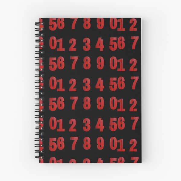 Item preview, Red Hardwood Numbers Sticker Pack, (1,2,3,4,5,6,7,8,9,0) designed and sold by GroveDesigns.