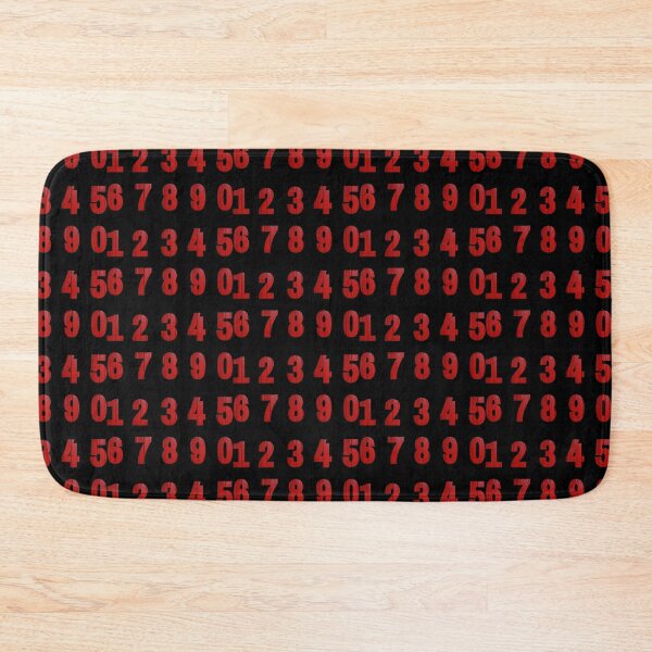 Item preview, Red Hardwood Numbers Sticker Pack, (1,2,3,4,5,6,7,8,9,0) designed and sold by GroveDesigns.