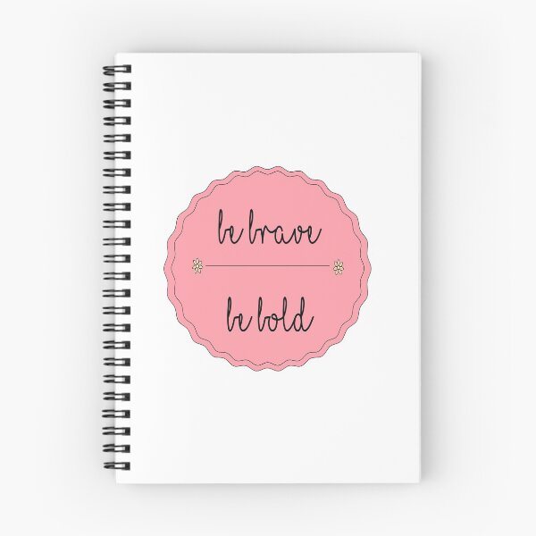 Item preview, Be Brave Be Bold Floral Design Quote designed and sold by ruqamar.