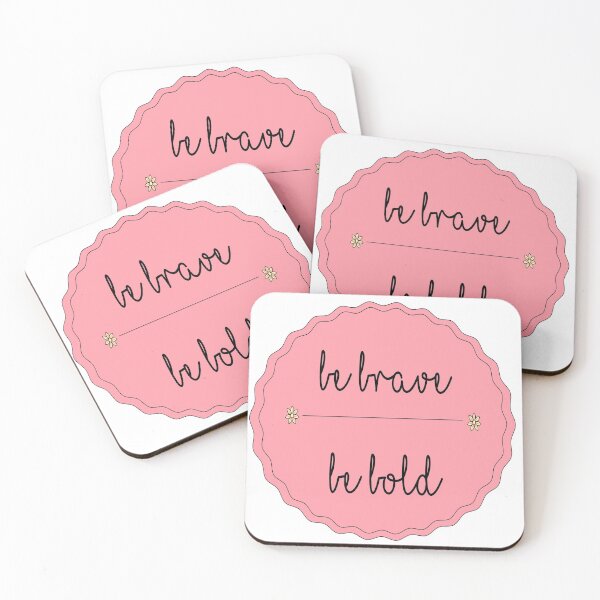 Item preview, Be Brave Be Bold Floral Design Quote designed and sold by ruqamar.